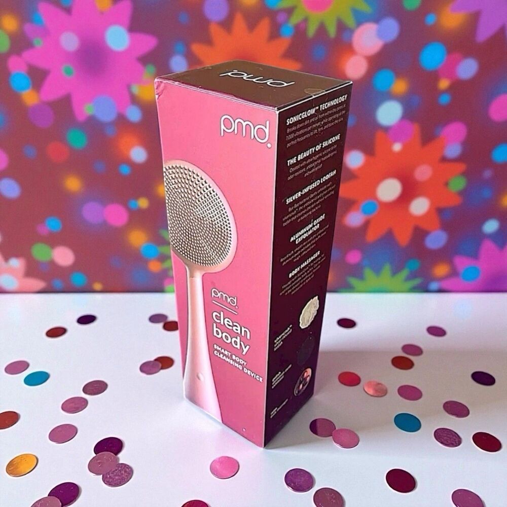 PMD Beauty Clean Body Smart Body Cleansing Device in Berry New In Box RV $159